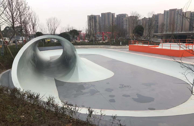 四川省成都市鳳凰山公園極限運(yùn)動場(深碗池及360度圓管區(qū))