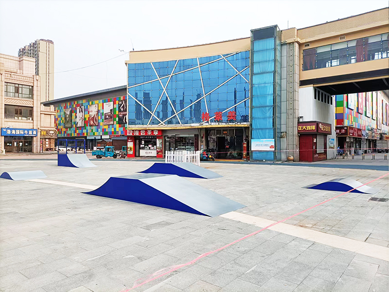 山東省濱州市渤海國際CBD廣場極限運(yùn)動(dòng)場
