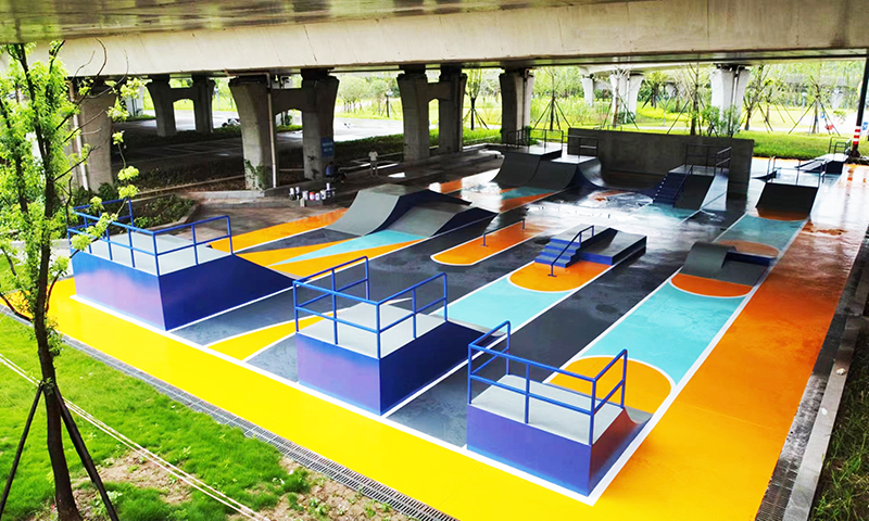 四川省自貢市梁家壩公園極限運動場（中級區(qū)）